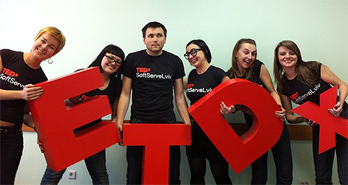 Команда організаторів TEDxSoftServeLviv